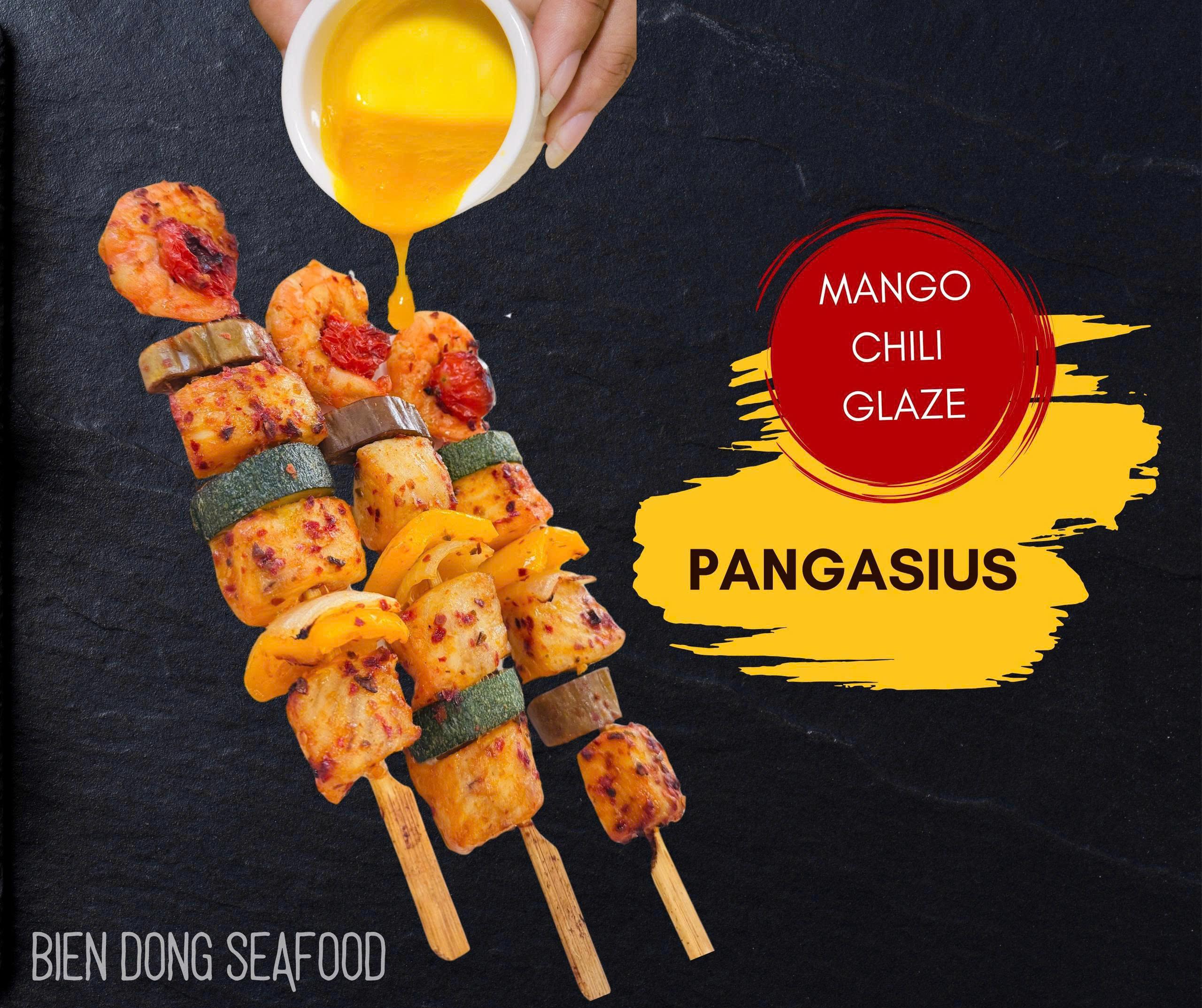 Mango Chilli Glaze Pangasius Skewer